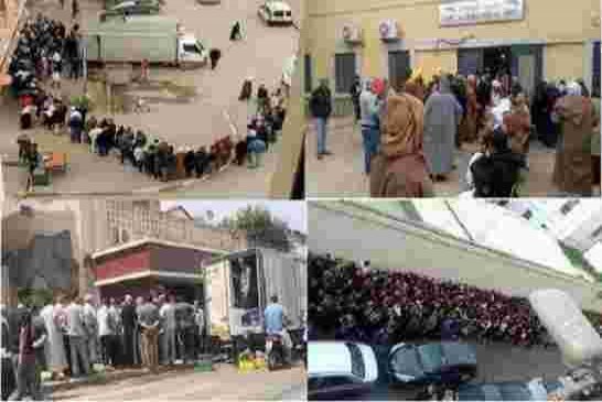 تراجع المظاهرات بعد تحويل الجنرالات الجزائر إلى بلد المليون طابور