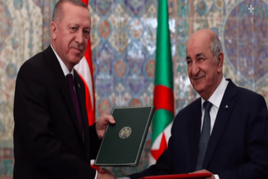 تبون بحث مع نظيره التركي رجب طيب أردوغان التطورات الأخيرة في تونس