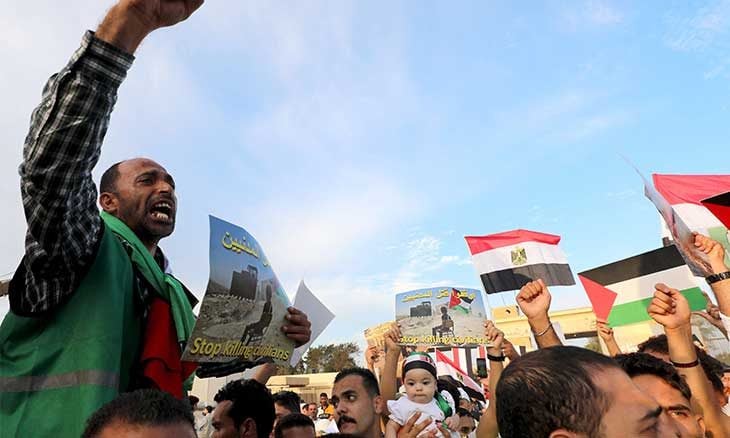 منظمة حقوقية تطالب بالإفراج على 131 من المتضامنين مع فلسطين معتقلون في مصر