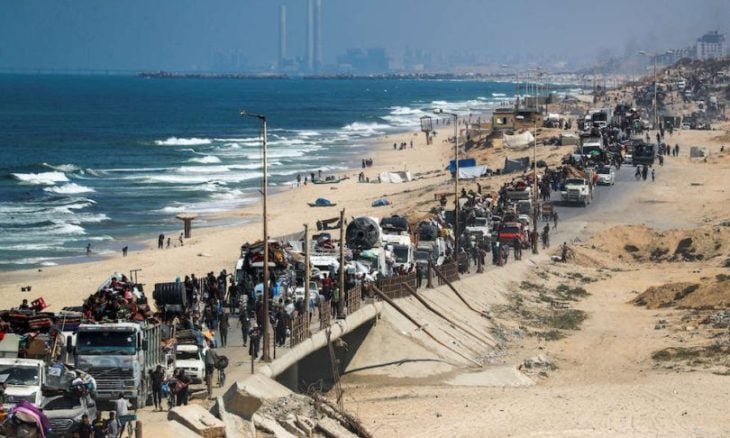 نزوح ورعب في غزة مشاهد مأساوية تشبه نهاية العالم